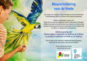 Muurschildering Vredeslaan Hengelo GLd