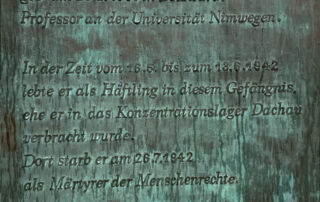 plaquette gevangenis Kleve Titus Brandsma