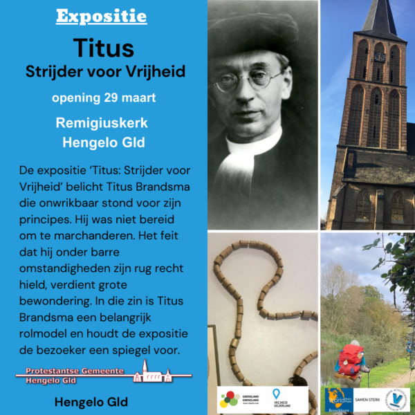 Opening Expositie Titus Brandsma op 29 maart 2025